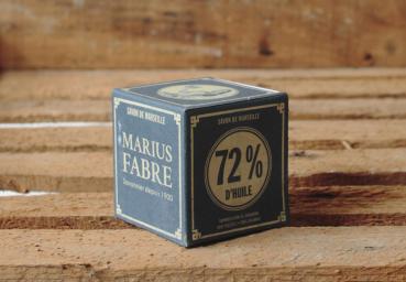 Marius Fabre - Savon de Marseille - Olive 100g - 72% in a Box